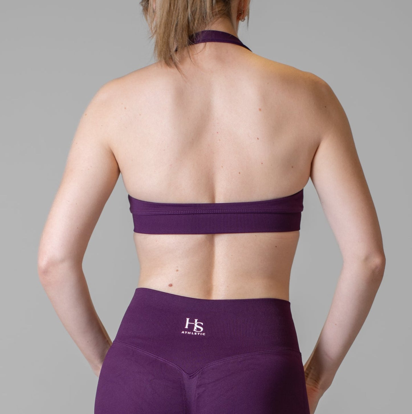 Spordi rinnahoidjad HS Curve Bra lilla tagant